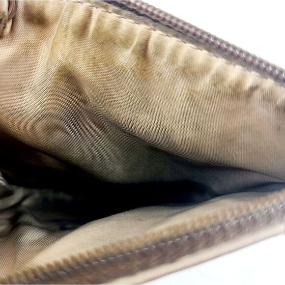 Coach Canvas Leather Coin Purse Wallet - Picture 5 of 5